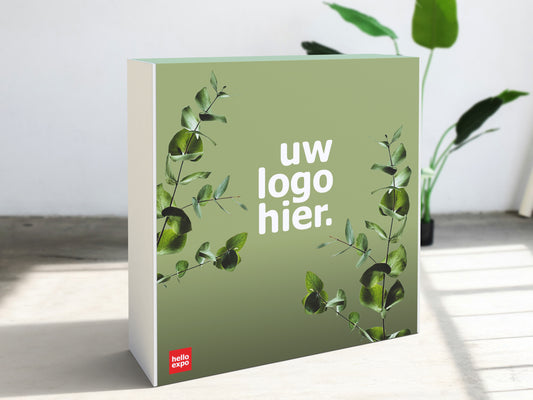 Houten Balie – Bedrukt – Voor Beurs & Events
