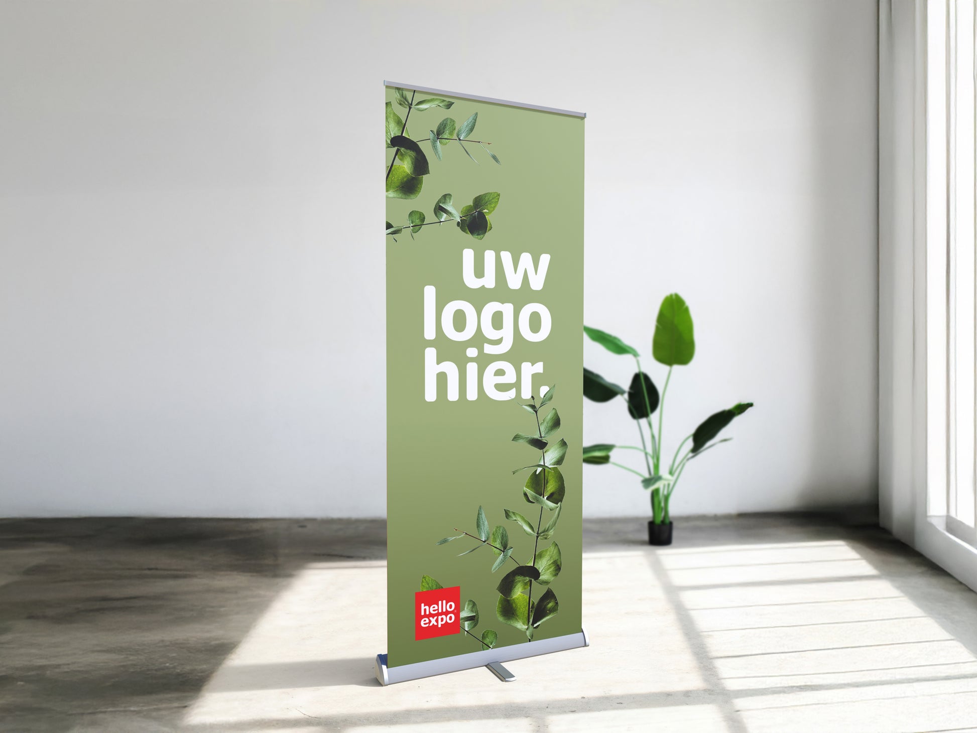 HelloExpo Roll-up banner aluminium inkapbaar opdruk