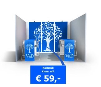 voorbeeld stand 20 barkruk beursstand inrichting statafel met bedrukking logo.jpg